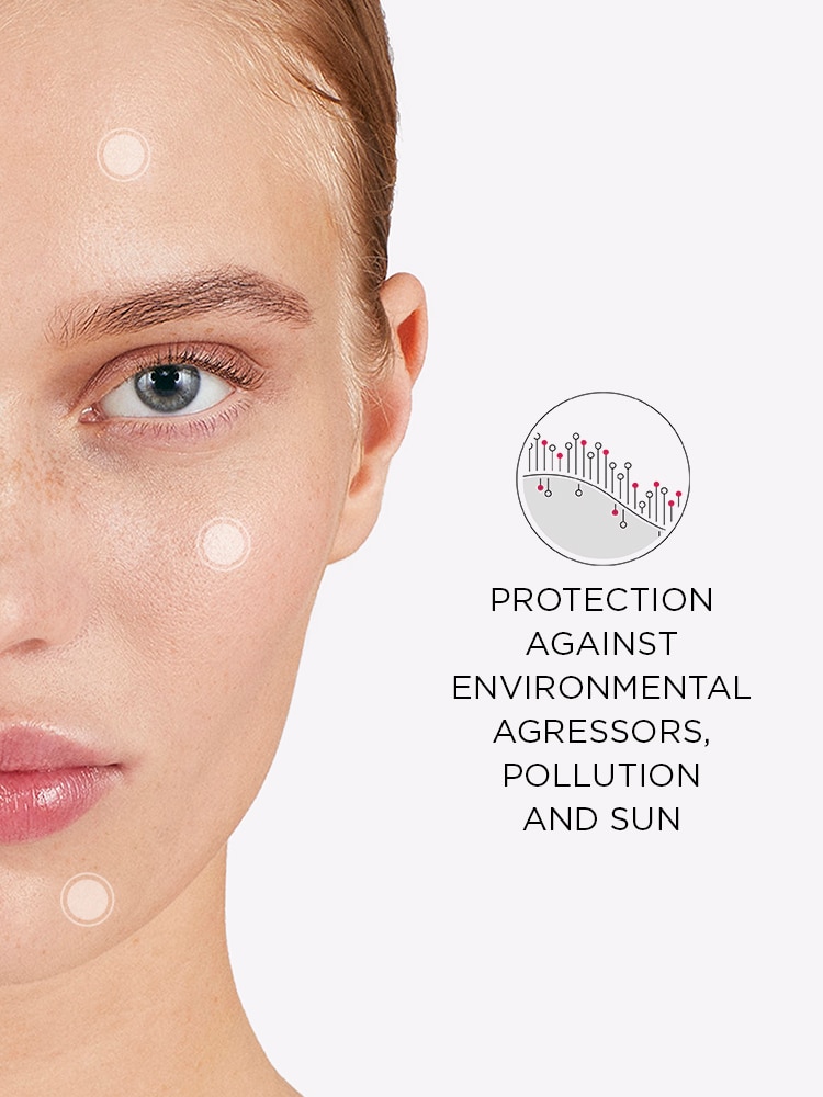 INTRAL Environmental Lightweight Shield Broad Spectrum SPF 50 for sensitive skin; 100% mineral UVA/UVB filters, 30 ml